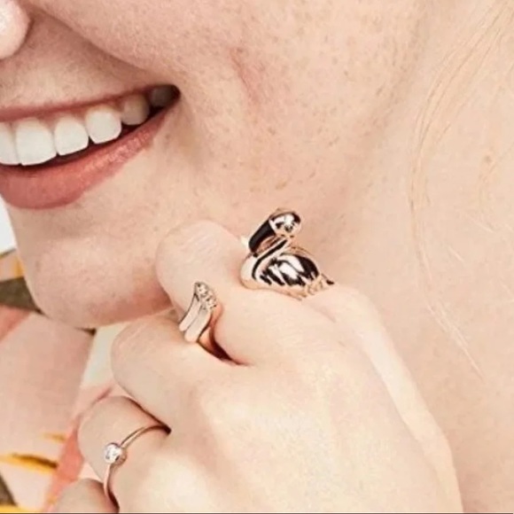 $88 Kate Spade ‘birds the word’ Flamingo Ring - Picture 5 of 6